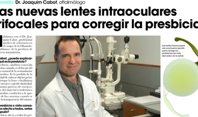 Entrevista Dr. Joaquim Cabot en La Vanguardia